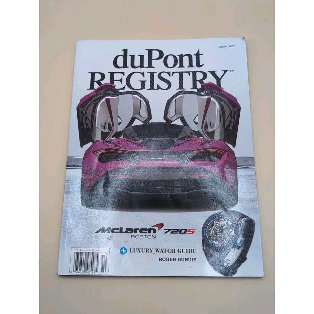 duPont Registry Magazine Oct 2017 McLaren 720S Roger Dubuis Luxury Watch Guide